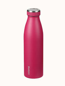 Household appliance: Sistema: Stainless Steel Bottle - Ruby (500ml)