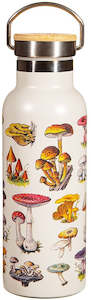 Household appliance: Sass & Belle: Vintage Mushroom Metal Water Bottle (500ml)