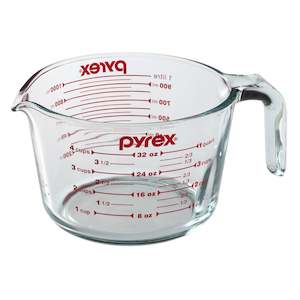 Household appliance: Pyrex: Original - 4 Cup Glass Measuring Jug