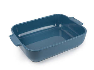 Household appliance: Peugeot Ceramic Bakeware: Rectangular Baker - Light Blue (32 cm)