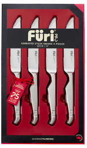 Furi: Serrated Steak Knives - 4-Piece Set