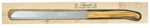 Andre Verdier: Bread Knife - Olive Wood