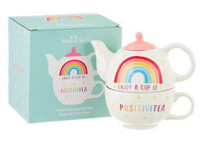 Household appliance: Sass & Belle: Rainbow Positivitea - Tea For One