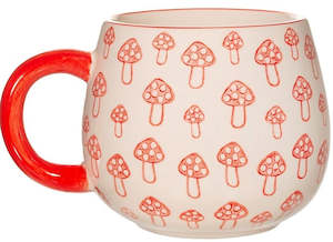 Sass & Belle: Mushroom Print Mug (400ml)