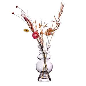 Sass & Belle: Selina Glass Vase Clear - 17cm