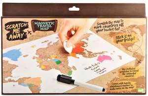 Household appliance: Scratch Me Away Magnetic Travel Map