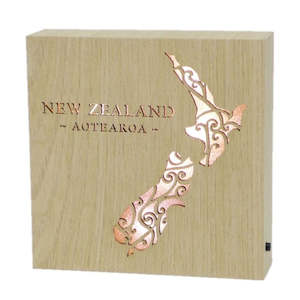 NZ Aotearoa Wooden Block - Mt Meru