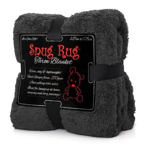 Household appliance: Snug-Rug Sherpa Throw Blanket (Slate Grey)