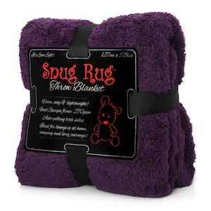 Household appliance: Snug-Rug Sherpa Throw Blanket - Purple