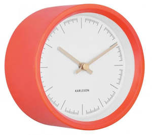 Karlsson: Wall Clock - Coral