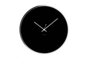 Karlsson: Jonsson Clock (Minimal) - Black