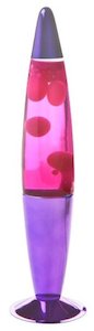 Household appliance: Purple/Pink Metallic Peace - Motion Lamp