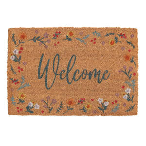 Household appliance: Natural Botanical Welcome Coir Doormat