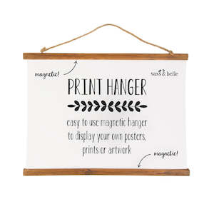 Sass & Belle: Wooden Print Hanger - Large