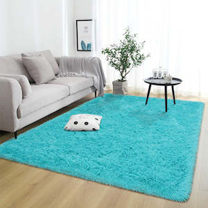 Household appliance: Soft Area Rug - Teal (Large, 153 x 203cm)