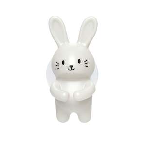 Kikkerland: Rabbit Toothbrush Holder - Grey