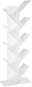 Vasagle : 8-Tier Tree Bookshelf - White