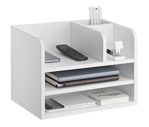 Gorilla Office: Space Saving Desktop Organizer - White