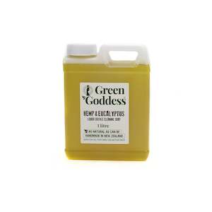 Green Goddess - Hemp & Eucalyptus Liquid Castile Cleaning & Dish Wash (1L)