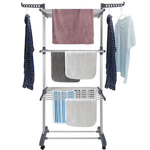 Household appliance: STORFEX 4-Tier Drying Rack - Grey