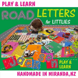 Littlie ROAD Letters per Tile