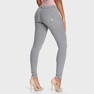 Under 50: WR.UP® Fashion - Mid Rise - Full Length - Melange Grey