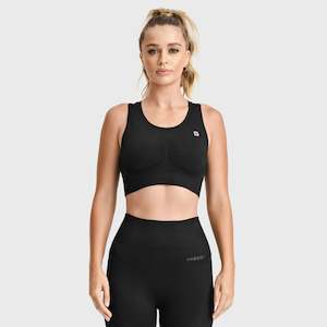 Seamless Sports Bra - Black