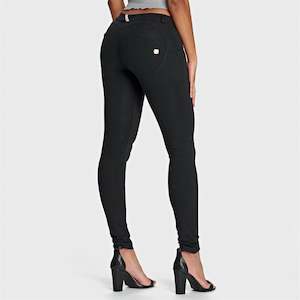 Full Length Freddy Fashion And Denim Pants: WR.UP® Fashion - Low Rise - Full Length - Black