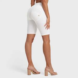 WR.UP® Drill Limited Edition - High Waisted - Biker Shorts - White