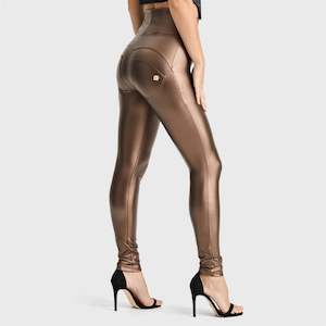 WR.UP® Faux Leather - Super High Waisted - Full Length - Bronze