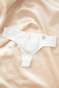 Seamless G String - White