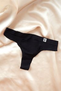 Seamless G String - Black