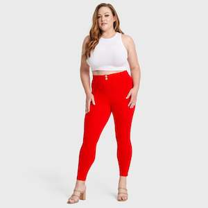 WR.UP® Curvy Fashion - High Waisted - Full Length - Red