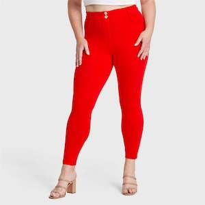 WR.UP® Curvy Fashion - High Waisted - 7/8 Length - Red