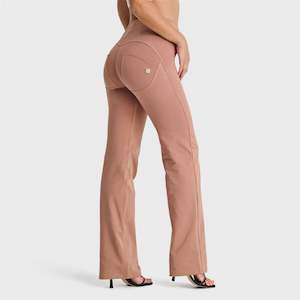 Flares: WR.UP® Fashion - High Waisted - Straight Flare - Mocha