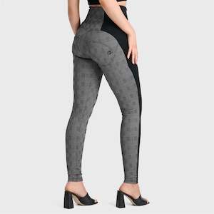 WR.UP® Mosaic Weave Fashion - Super High Waisted - Full Length - Grey