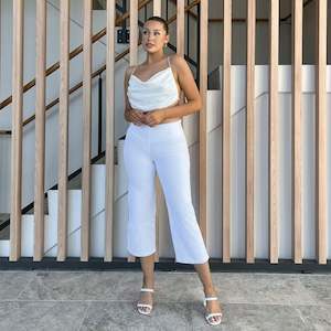 WR.UP® SNUG Jeans - High Waisted - Cropped - White