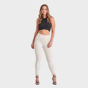 WR.UP® Biker Fashion - High Waisted - 7/8 Length - Champagne