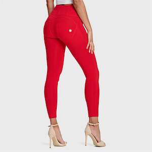 WR.UP® Fashion - High Waisted - 7/8 Length - Red