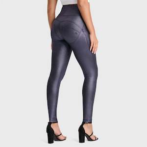 WR.UP® Metallic Lurex - Super High Waisted - Full Length - Ultra Violet