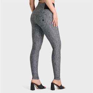 WR.UP® Jacquard - High Waisted - Full Length - Grey