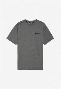 Men's Cotton T Shirt - Dark Melange Grey