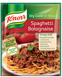 Knorr Spaghetti Bolognaise Cook Dry Cook-in-Sauce 48g