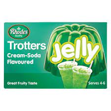 Rhodes Trotters Cream Soda Flavour Jelly 40g