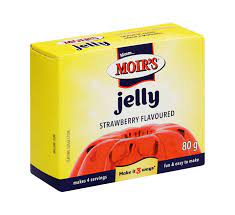 Moir’s Strawberry Flavour Jelly 80g