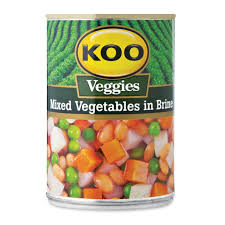 Mixed Vegetables in Brine 410g