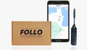 Bicycle and accessory: Follo GPS tracker for e-scooters