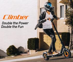 Bicycle and accessory: INMOTION CLIMBER - Lightweight Dual motor e scooter