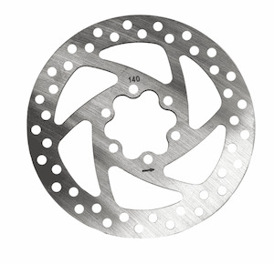 Bicycle and accessory: 140mm disc rotor