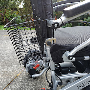 Wheelchair: Rear Mounted Basket Freedom Chair